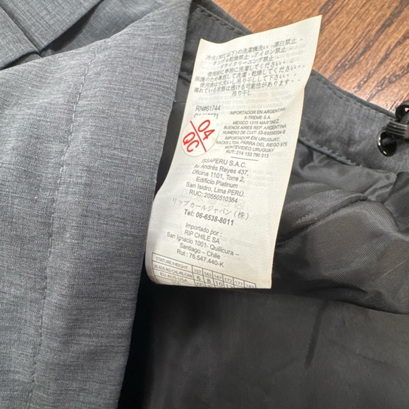 Rip Curl Men's Elite Anti Series Windbreaker Jacket Heathered Black Size Small - Picture 7 of 7